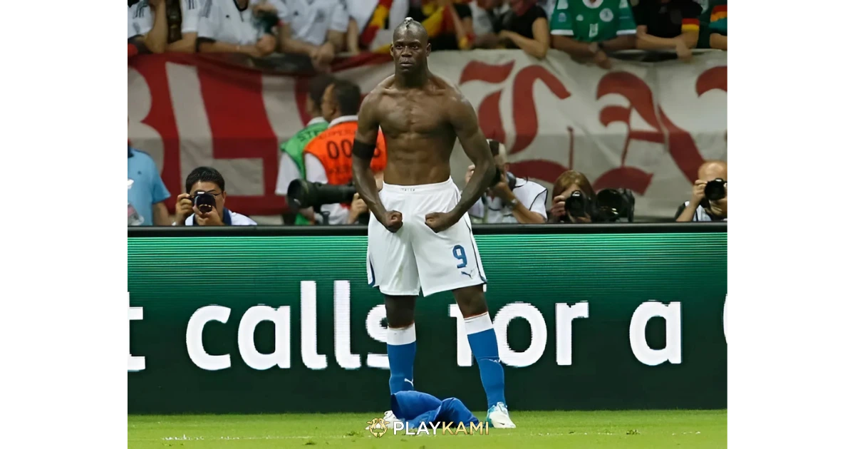 Balotelli Celebration vs Germany